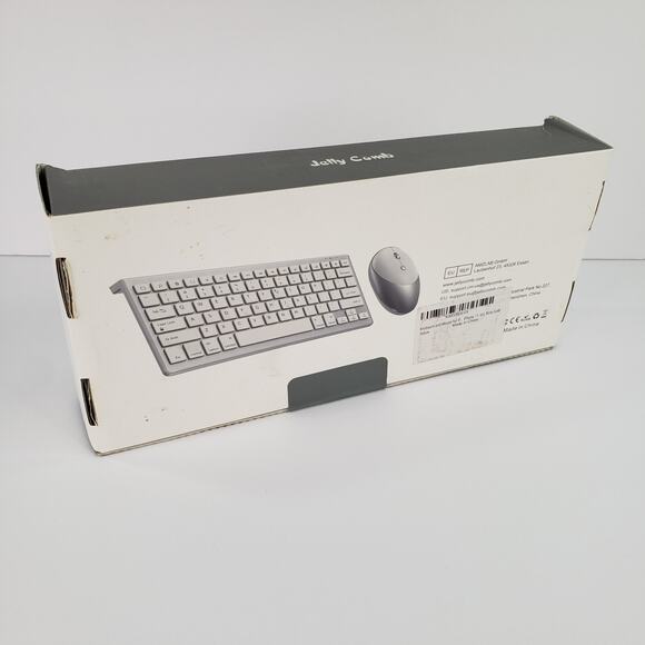 Jelly Comb Wireless 7 Color Backlit Keyboard and Mouse Combo Set Rose Gold - Picture 4 of 7